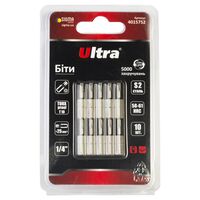 Біти TORX-proof 10×25мм ¼" 10шт S2 (блістер), ULTRA 4015752