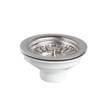 Клапан донный для кухонной мойки 1½" с нерж. решеткой, WIRQUIN 9545682