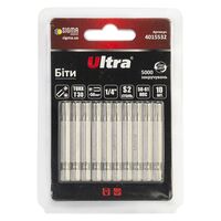Биты TORX 30×50мм ¼" 10шт S2 (блистер), ULTRA 4015532