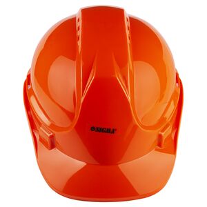 Каска строительная 8 точек крепления оранжевая, SIGMA 9414531