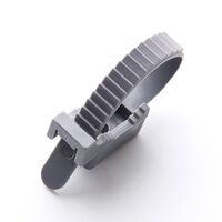 Крепеж ремешковый серый 10х120 мм (50шт.), APRO KR-33G