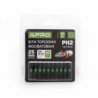 Бита ударная торсионная РН2*25мм, 10шт/уп, APRO 309003