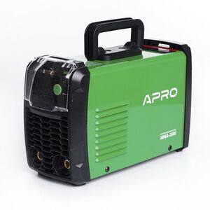 Зварювальний апарат інверторний MMA-300, ел.5мм, + набір кабелів, APRO 894531
