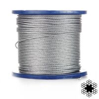 Трос 3мм DIN 3055 (6x7) (оцинкованный W1) (бухта 200м), WR-G3 APRO