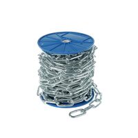 Ланцюг довголанковий 4мм DIN 5685C (оцинкований W1) (бухта 40м.), CH-LL4 APRO