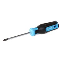 Отвертка крестовая обрезиненная рукоятка CrV PH1x100 (Phillips) APRO 301638