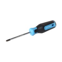 Отвертка крестовая обрезиненная рукоятка CrV PZ2x100 (Pozidriv) APRO 301647