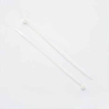 Кабельная стяжка многоразовая 5*200 белая (пач. 100 штук), APRO STM-W5200