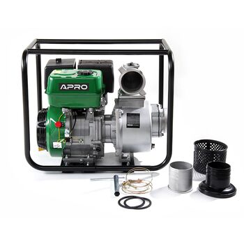 Мотопомпа WP-100 13к.с. 100 м³/год 25м бензинова 4-х тактн. APRO 852139