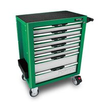 Тележка для инструмента (Pro-Plus) 7 секций (зеленая), TCAG0702 TOPTUL