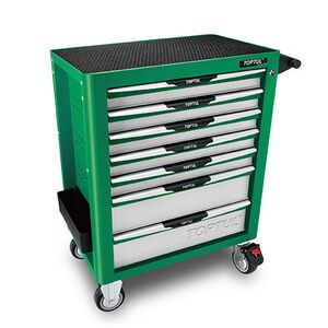 Тележка для инструмента (Pro-Plus) 7 секций (зеленая), TCAG0702 TOPTUL