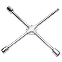 Ключ баллонный крестовой 17, 19, 21mm & 1/2" усиленный, AEAL1616 TOPTUL