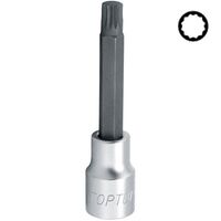 Головка с насадкой SPLINE M6 L100mm 1/2", BCJA1606 TOPTUL