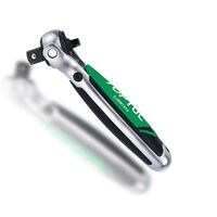 Трещотка 1/2" с шарниром (360°) 72 з. укороченная 1/4"х1/2", CJMM1616 TOPTUL