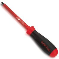 Викрутки PH2 x 100mm ізольована (1000V), FBEB0210 TOPTUL