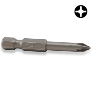Насадка 1/4" 50мм PH2 магнитная Anti-Slip (под шуруповерт), FSMA0802 TOPTUL