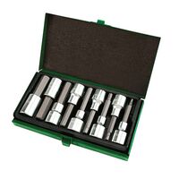 Набор бит впрессованных в головку 1/2" Н4-Н17 80mm, GAAD0905 TOPTUL