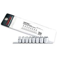 Набор головок TORX 3/8" E8-E20 8 ед. (звезда Давида), GAAG0802 TOPTUL