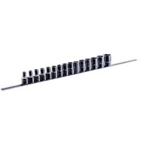 Набор головок 1/2" 15 ед. 8~19, 21, 22, 24мм (на планке), GAAQ1602U TOPTUL
