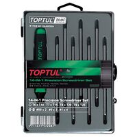 Набор отверток (T6-T25, PH, SL) 14 в 1, GAAW0804 TOPTUL