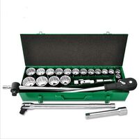 Набір інструменту дюймового 3/4" 24 од. (12-гр.) Metal case, GCAD2405 TOPTUL