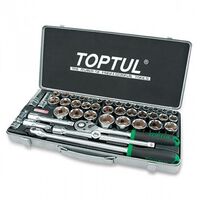 Набор инструмента 1/2" (дюйм+метр.) 43 ед., GCAD4303 TOPTUL