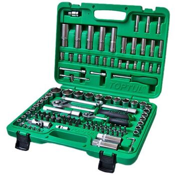 Набор инструмента 1/4"&1/2" 108 ед. (6-гр.) new box, GCAI108R TOPTUL