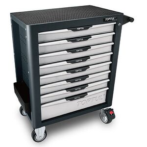 Візок з інструментом (Pro-Plus) 8 секцій 448 од. сіра, GE-44803 TOPTUL