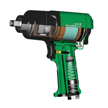 Пневмогайковерт 1/2" 1356N/m 9500об/мин 2, 3кг, KAAC1610 TOPTUL