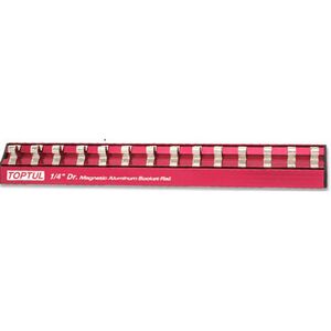 Держатель для головок (планка магнитная) 3/8"*240*12PCS, PBKB2R2412 TOPTUL
