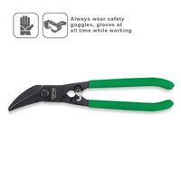 Ножницы по металлу изогнутые 10", SBBH1010 TOPTUL