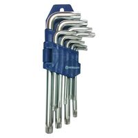 Набор ключей TORX с отверстием Г-образных 9 ед., TKS0901 СТАНДАРТ