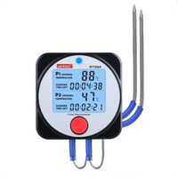 Термометр для гриля (м'яса) 2-х канальний Bluetooth, -40-300 ° C WINTACT WT308A