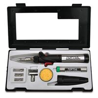 Паяльник газовый 150W с комплектом насадок 8ед. TOPTUL EGAE0801