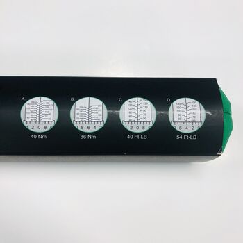 Ключ динамометрический 1/2"x535mm (L) 40-210Nm, ANAF1621 TOPTUL