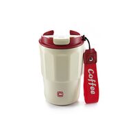 Термокружка с поилкой White/Red (400мл) СИЛА 960685