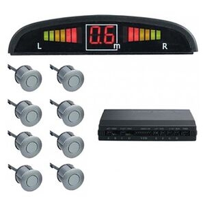 Парктроник TIGER TG-P8/LED/8 датчика D=18mm/коннектор/silver/silver TG-P8