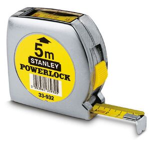 Рулетка 5 м х 19 мм Powerlock с окном сверху STANLEY 0-33-932