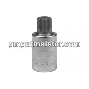 Головка торцевая с битой 1/2" spline M16 L=55 мм, BS-55016 GUT MECHANIC
