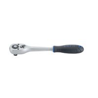 Трещотка усиленная с резиновой ручкой 1/2" (24 зуб.) L=260 мм, 20242 INFO tools