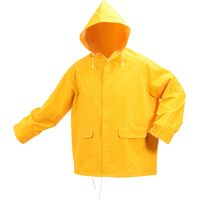Куртка с капюшоном водонепроницаемая желтая, разм. XXXL, 74628 VOREL