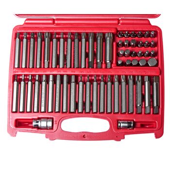 Набор битов TORX,HEX,SPLINE 58ед. (3509 JTC)