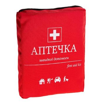 Аптечка медицинская автомобильная (07-271-А), 16ед. 21шт. красный мягкий футляр (07-271-А)
