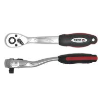 Трищатка квадрат 1/2 ", L = 250 мм, 72T, изогнутая ручка, YT-0318 YATO