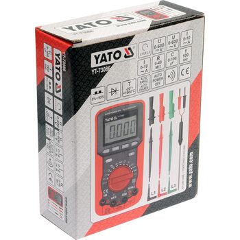 Мультиметр для измерения электрических параметров, YT-73086 YATO