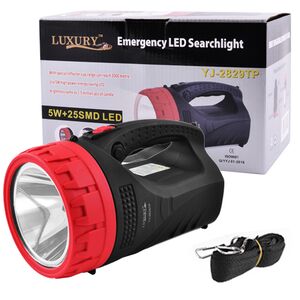 Ліхтар переносний Luxury 2829-5W+25LED, ЗУ 220V, вбудований акумулятор