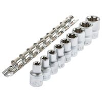 Набір головок E-тип TORX 1/2 '' Е10-Е24 9пр., 954009-2 ASTA