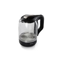 Електрочайник EK-01GB 1.8л, 1500Вт, корпус скло, чорний Metec 700011