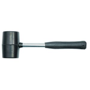 Молоток гумовий з металевою ручкою, ?- 76 мм, m=1кг (33927 Vorel)