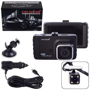 Автомобильный цифровой видеорегистратор CELSIOR DVR F808D FHD (DVR F808D FHD)